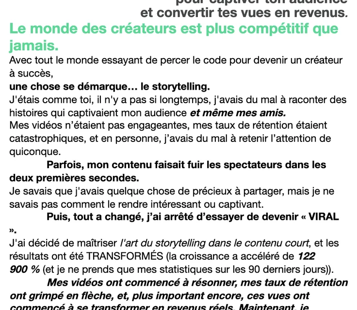 Une page du guide