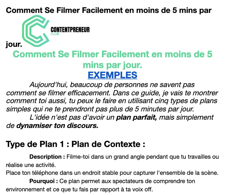 Couverture : Comment se filmer facilement